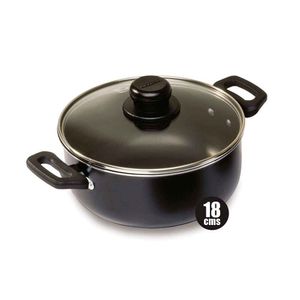 Olla aliada UNIVERSAL tapa de vidrio 18 cm