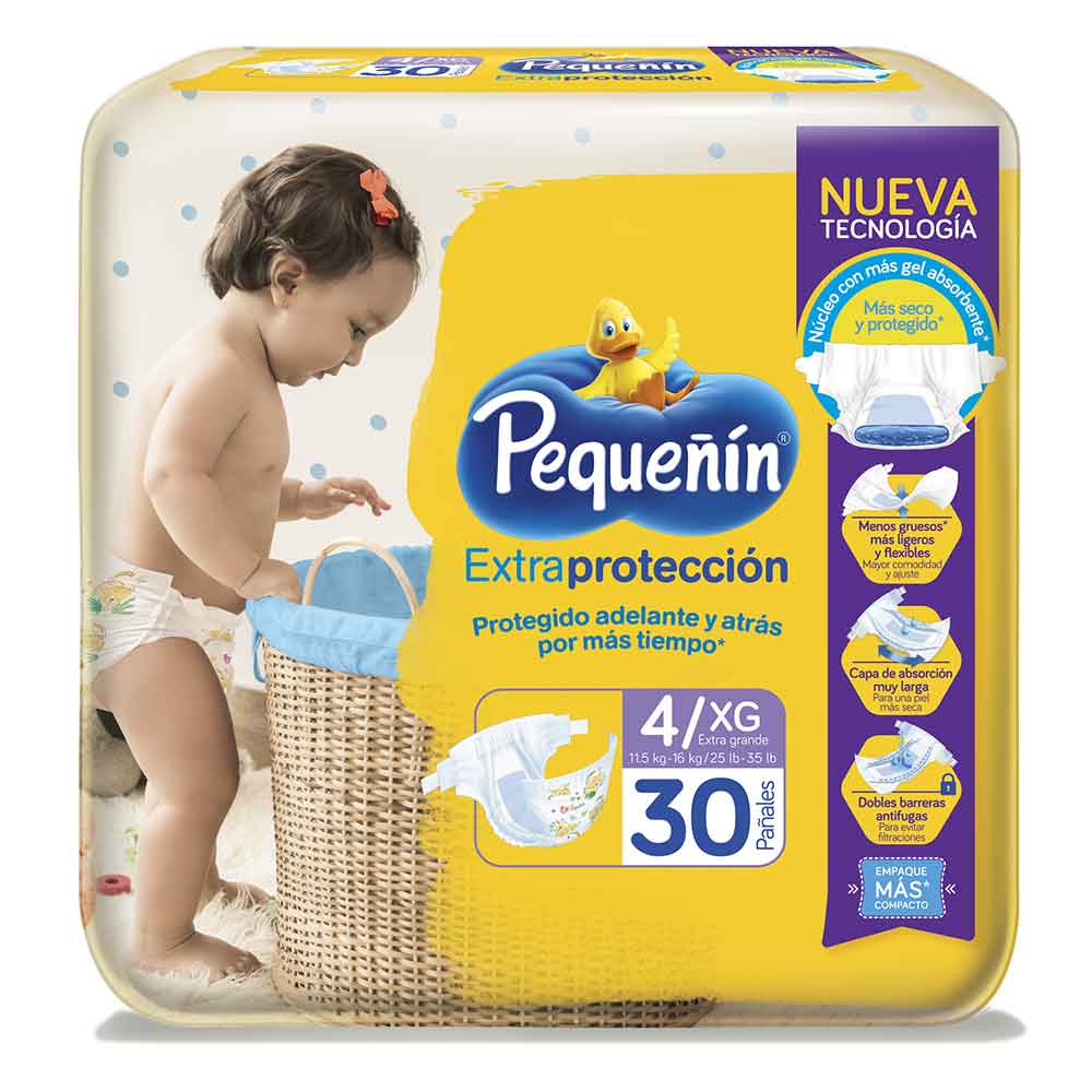 Panal Pequenin Baby Pants Etapa 3 X28 Unds Mercaldas