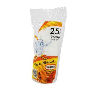 Vaso desechable TROFORMAS 10 onzas x25 unds