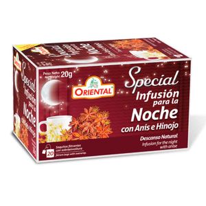Infusión para la noche ORIENTAL con anís e hinojo x20 sobres