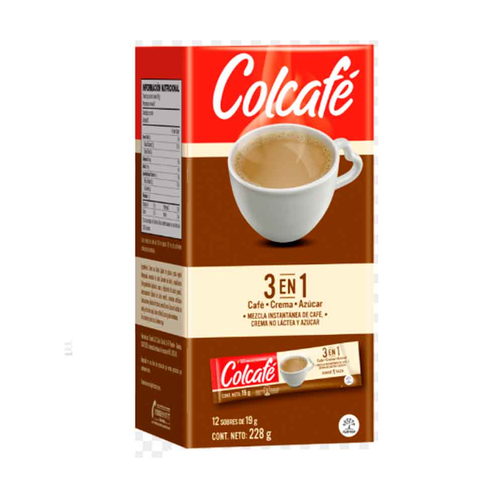 CafeCOLCAFE3en1bolsa12sobresx3228 g Mercaldas