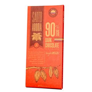 Chocolatina SANTO AROMA semiamargo x50 g