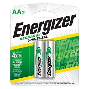 Pila ENERGIZER recargable aa x2 unds