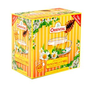 Aromática ORIENTAL manzanilla y miel x50 sobres