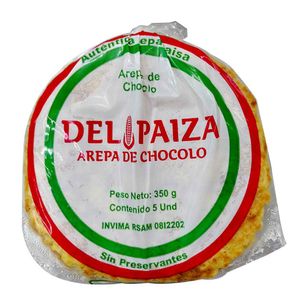 Arepa de chócolo DELIPAIZA 5 unds x350 g