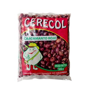 Fríjol CERECOL cargamanto rojo x500 g