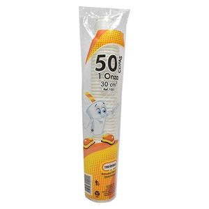 Copa desechable TROFORMAS blanca 1 onza x50 unds
