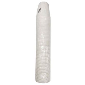 Vaso cartón LA CHISPA blanco 7 onzas x50 unds