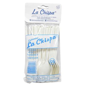 Cuchara desechable LA CHISPA x20 unds