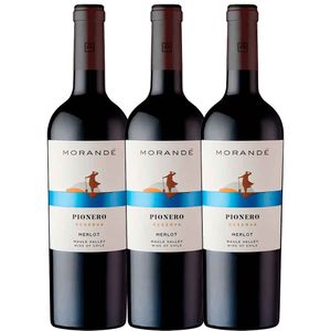 Vino MORANDE pionero reserv merlot x750 ml 2x3