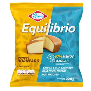 Ponqué horneado RAMO equilibrio x220 g