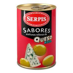 Aceituna SERPIS rellena de queso azul x130 g
